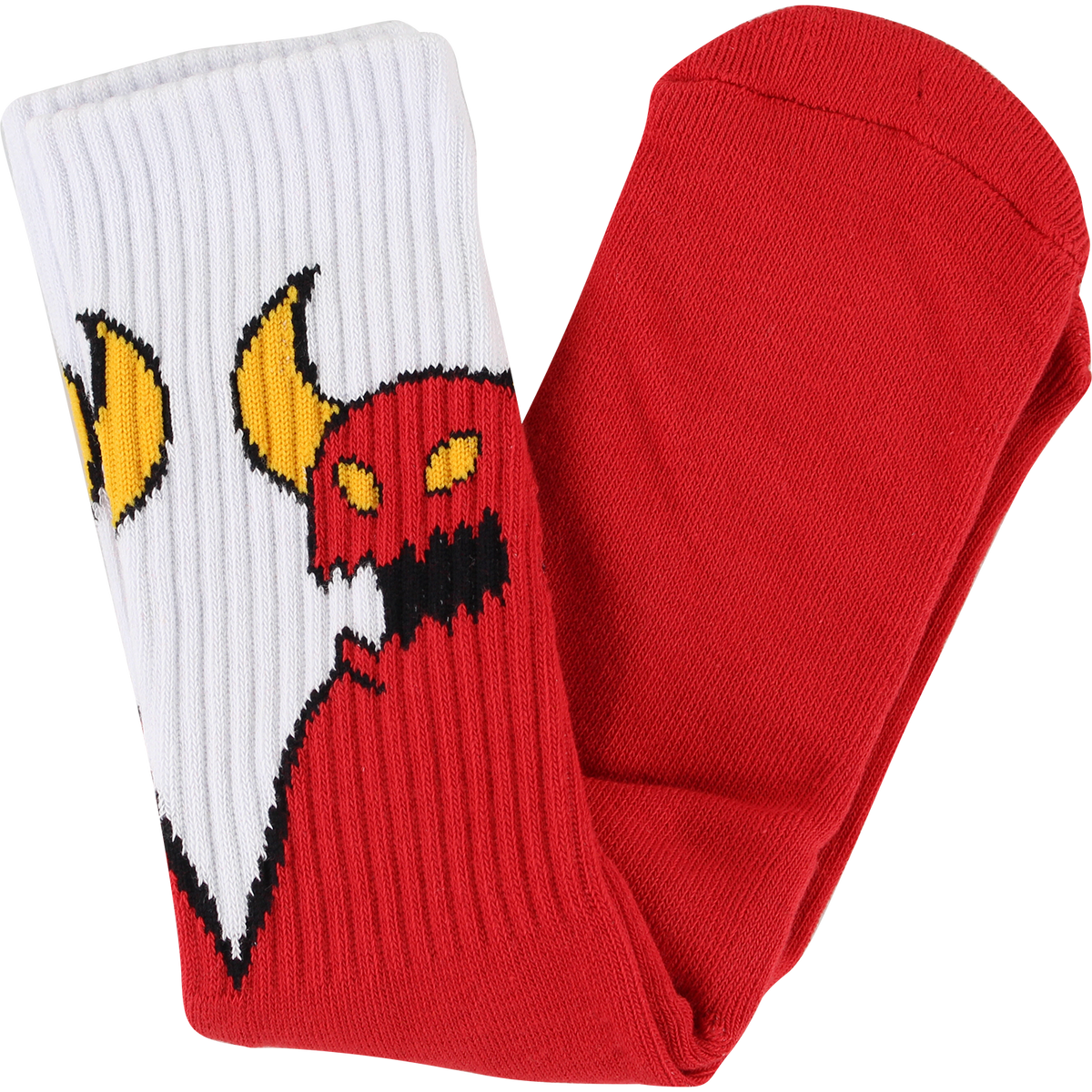 TOY MACHINE // SKETCHY MONSTER CREW SOCKS RED/WHT 1pr