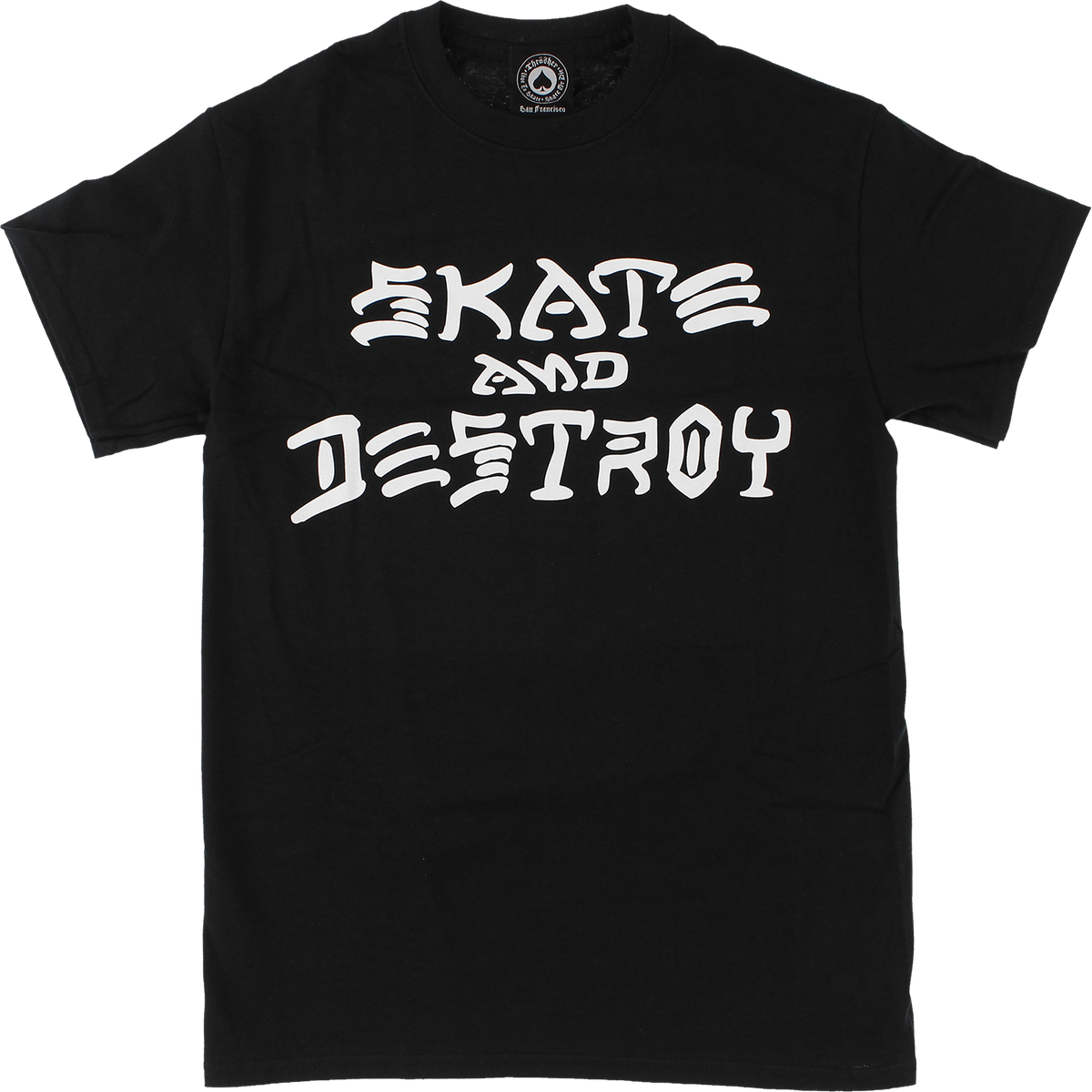 THRASHER SKATE & DESTROY SS L-BLACK